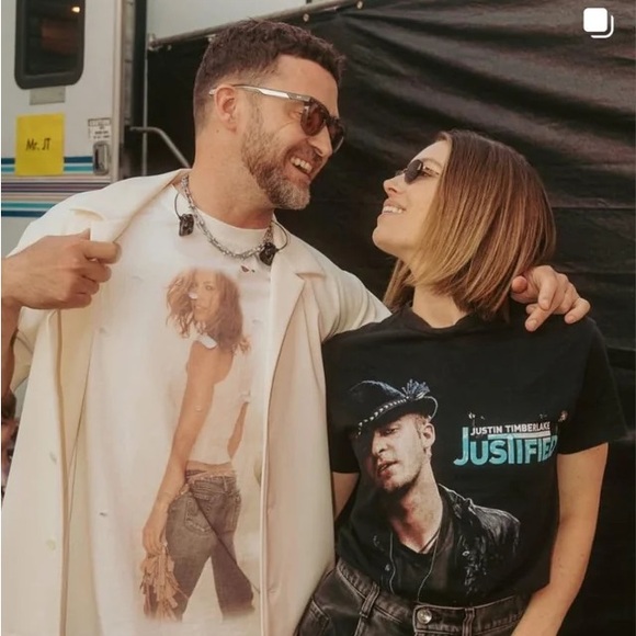 2003 Justin Timberlake Tour Band Tee T-shirt - Picture 2 of 8